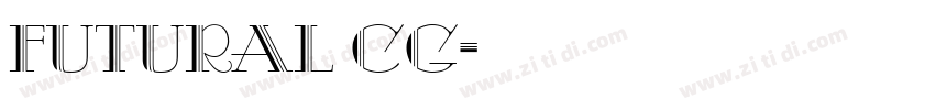 futural CG字体转换